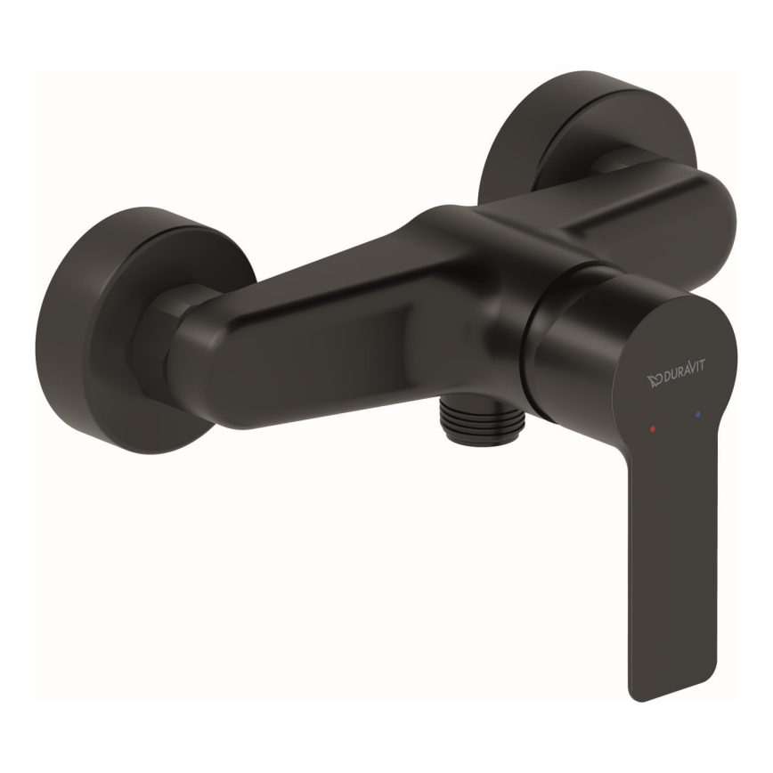 Duravit DC4230001046 - Douchemengkraan D-CODE mat zwart