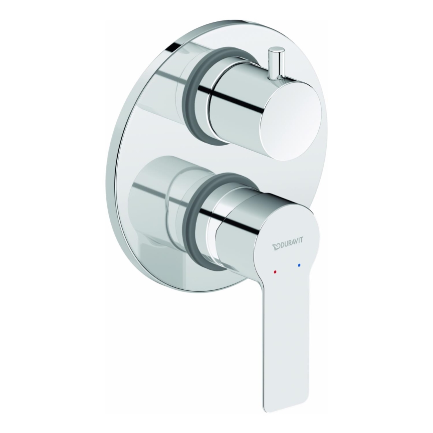 Duravit DC5210008010 - D-CODE inbouw douchemengkraan, glanzend chroom