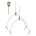 e2 elektro - Set van ophangkabels 150 cm, glanzend chroom