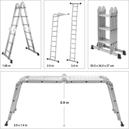 Échelle multifonction 3,4 m