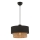 ECHO hanglamp aan kabel 1xE27/60W/230V zwart/bruin