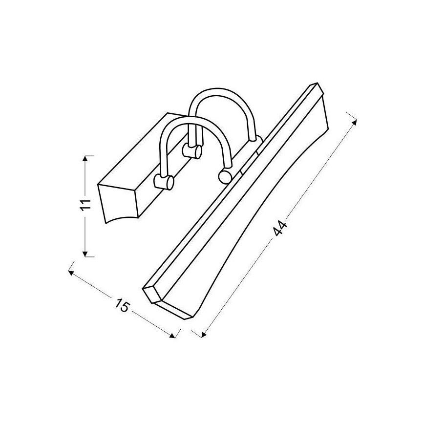 Eclairage de miroir GLORY LED/7W/230V