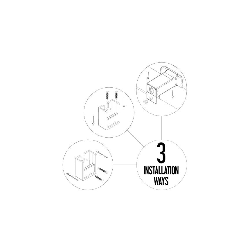 Éclairage de miroir LED 8W/230V 30 cm IP44 blanc