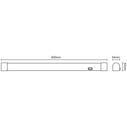 Eclairage de miroir LED salle de bain LED/15W/230V 4000K IP44