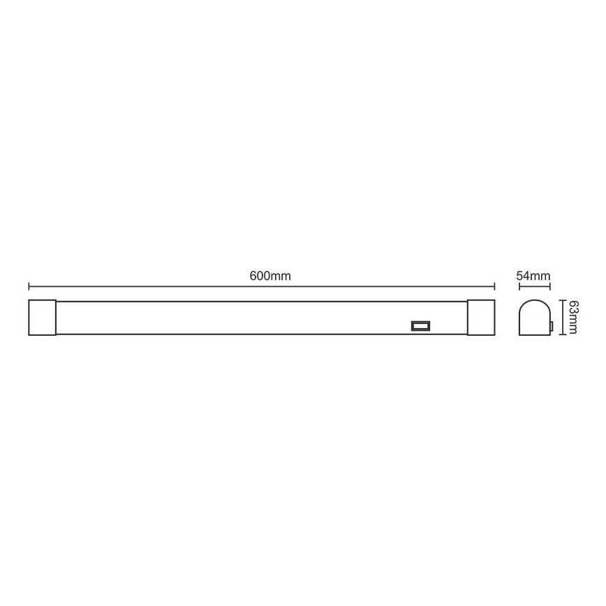 Eclairage de miroir LED salle de bain LED/15W/230V 4000K IP44