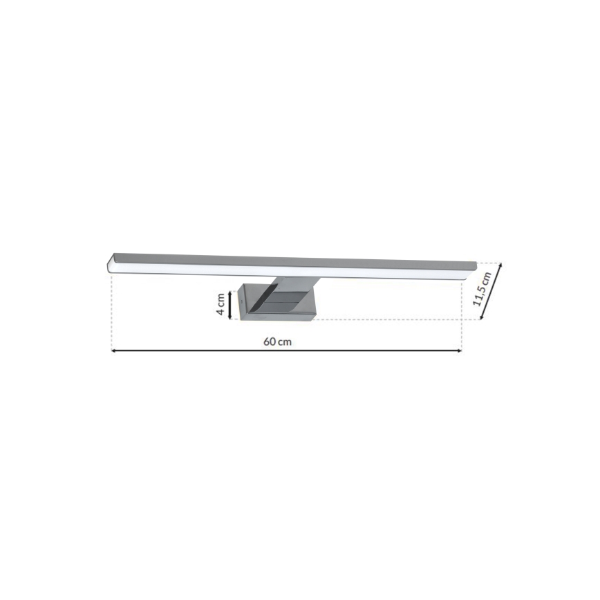 Éclairage de miroir LED salle de bain SHINE 1xLED/13,7W/230V IP44