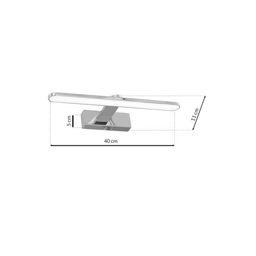 Eclairage de miroir LED salle de bain SPLASH LED/8W/230V IP44