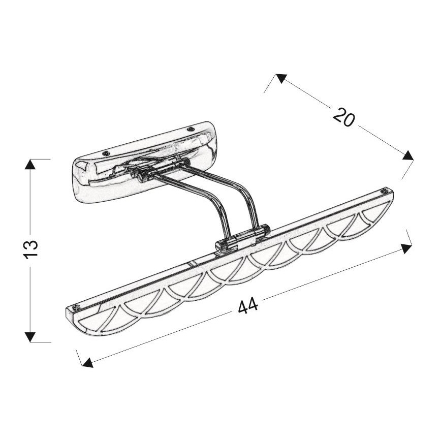 Eclairage de miroir MOVE LED/6W/230V