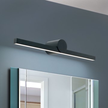 Éclairage de miroir salle de bain BEAUTY LED/12W/230V 61 cm IP54 noir