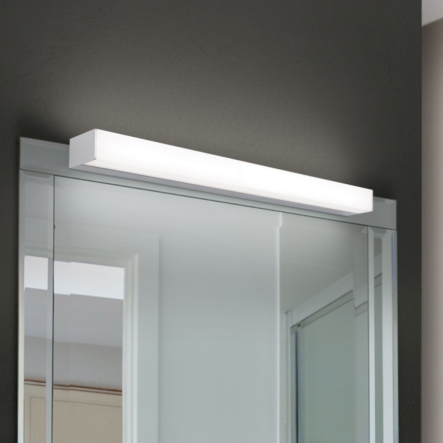 Éclairage de miroir salle de bain HORIZON LED/12W/230V 3000/4000K 60 cm IP44 argent