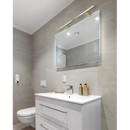 Éclairage de miroir salle de bain LED/5W/230V 4000K 30 cm IP44 or mat