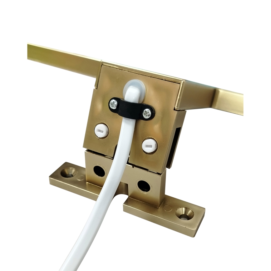 Éclairage de miroir salle de bain LED/8W/230V 4000K 50 cm IP44 or mat