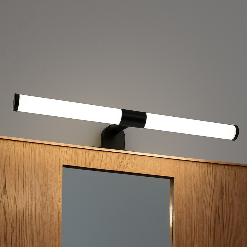 Éclairage LED 2-en-1 pour miroir de salle de bains APA LED/6W/230V 40 cm IP44 noir