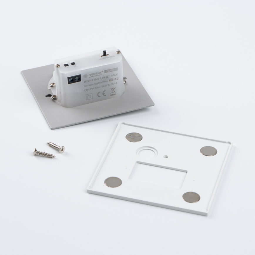 Luminaire LED pour escalier avec détecteur de mouvement et capteur crépusculaire LED/1,5W/230V 3000/4000/6500K blanc