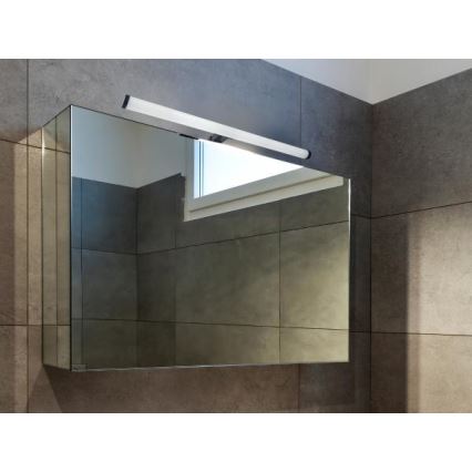 Éclairage LED pour miroir de salle de bains 12 W / 230 V, 59,5 cm, IP44, noir