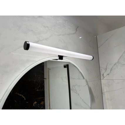 Éclairage LED pour miroir de salle de bains 12 W / 230 V, 59,5 cm, IP44, noir
