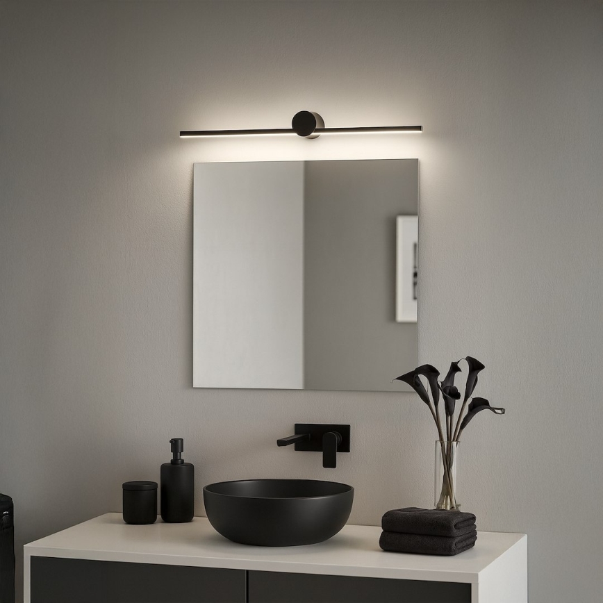 Éclairage LED pour miroir de salle de bains ARTIST LED/9W/230V 60 cm IP44 noir