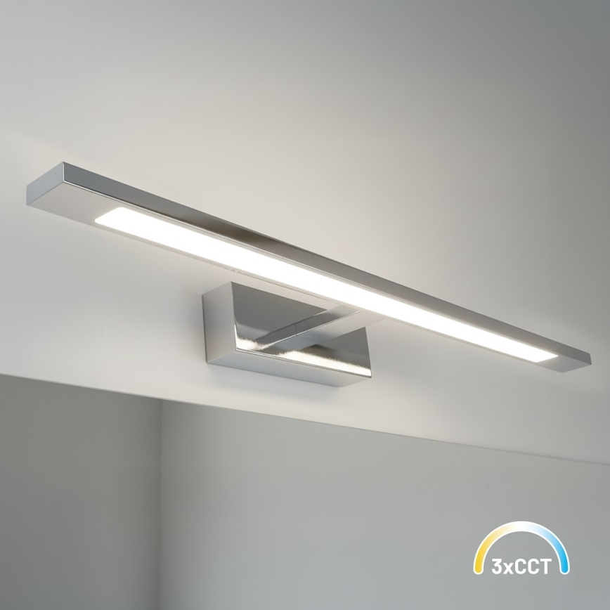 Éclairage miroir LED KLIMT LED/12W/230V 3000/4000/6000K 60 cm IP44 chrome brillant