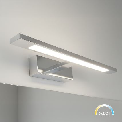 Applique LED pour miroir de salle de bains KLIMT LED/8W/230V 3000/4000/6000K 40 cm IP44 chromé brillant