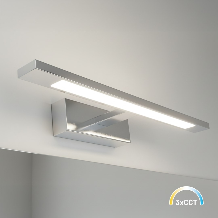 Applique LED pour miroir de salle de bains KLIMT LED/8W/230V 3000/4000/6000K 40 cm IP44 chromé brillant