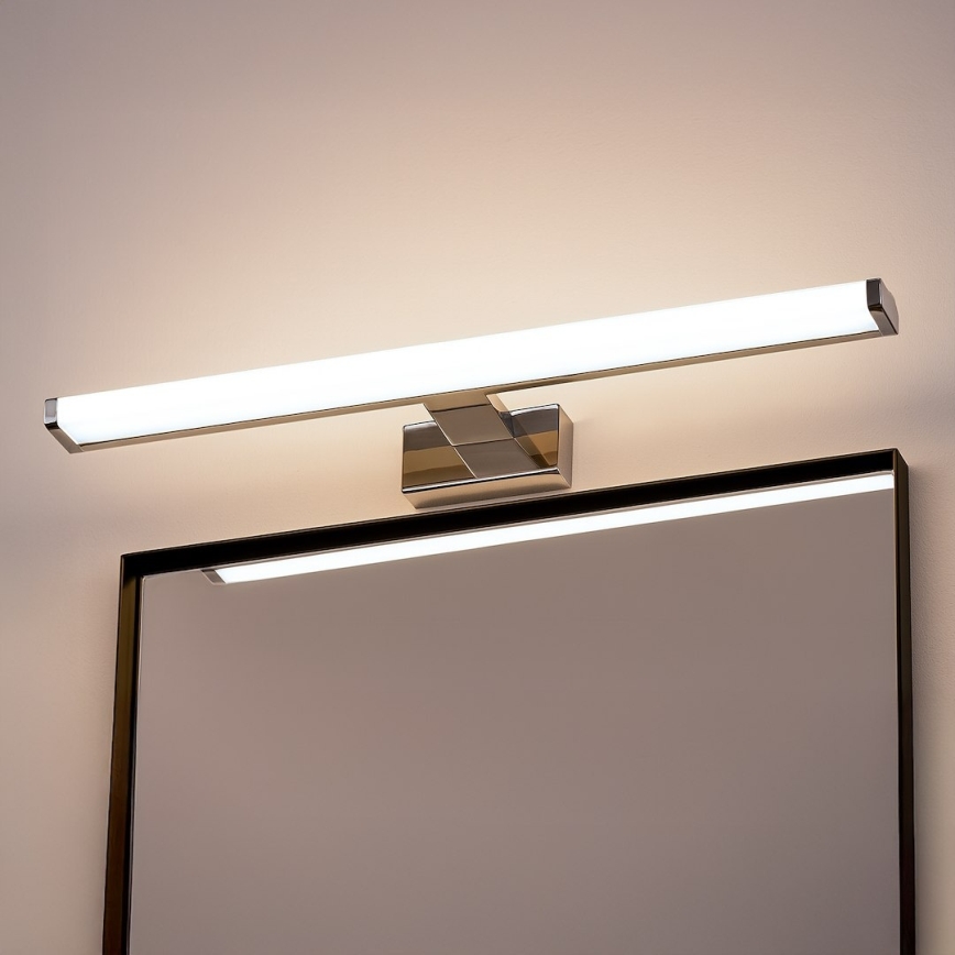 Éclairage LED pour miroir de salle de bains MIRORE LED/10W/230V 60 cm IP44 chrome brillant