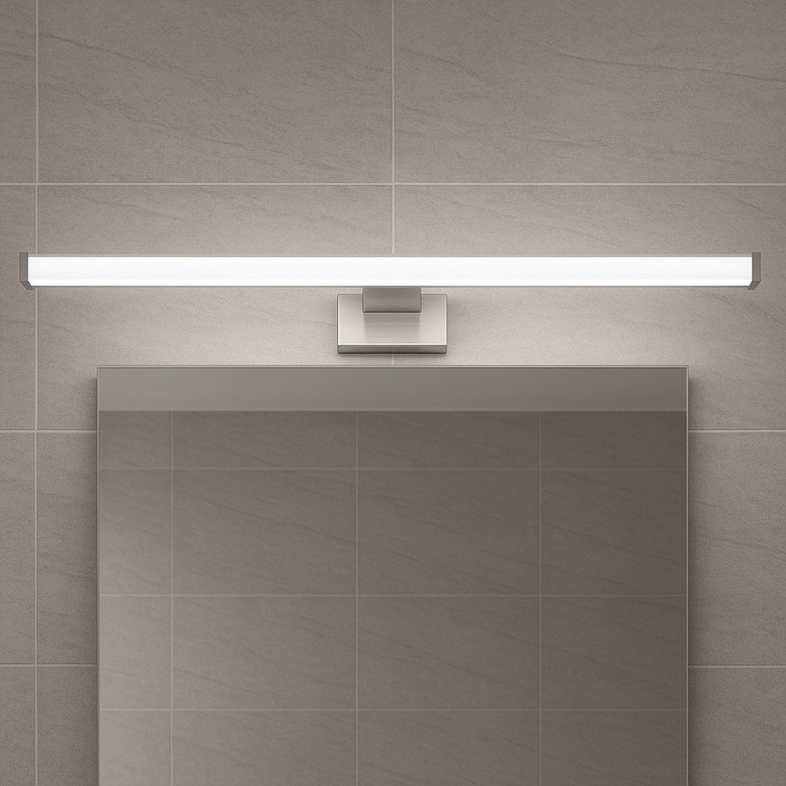 Éclairage LED pour miroir de salle de bains MIRORE LED/10W/230V 60 cm IP44 chrome brillant
