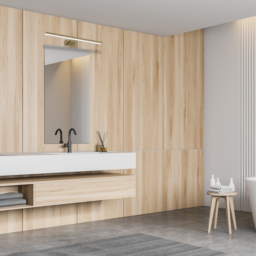 Éclairage LED pour miroir de salle de bains SHINE LED/13,8W/230V 60 cm IP44 laiton