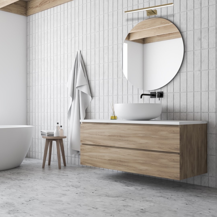 Éclairage LED pour miroir de salle de bains SHINE LED/13,8W/230V 60 cm IP44 laiton