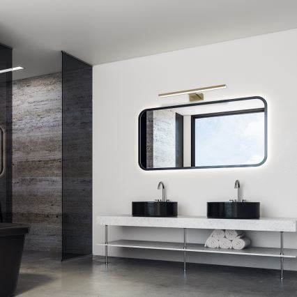 Éclairage LED pour miroir de salle de bains SHINE LED/13,8W/230V 60 cm IP44 laiton