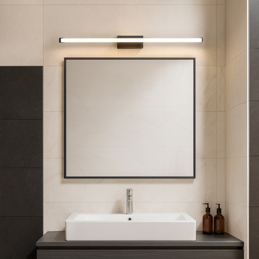 Éclairage LED pour miroir MIRORE LED/8W/230V 40 cm IP44 noir
