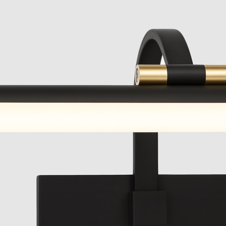 Éclairage miroir pour salle de bains VINCI LED/15W/230V 60 cm IP44 noir