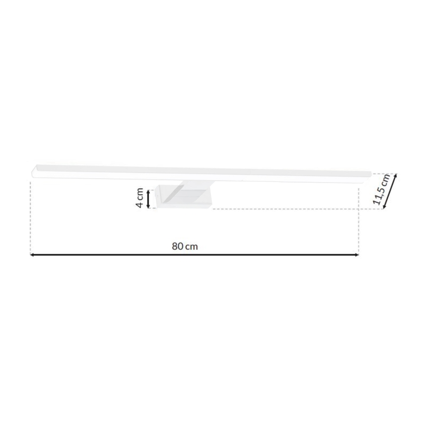 Éclairage miroir salle de bain SHINE WHITE LED/15W/230V IP44