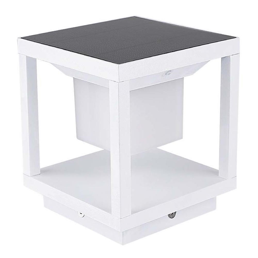 Éclairage solaire avec détecteur LED/2W/5,5V 3000K IP65 2600 mAh blanc
