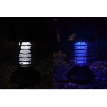 Éclairage solaire avec piège à insectes LED/1,2V 600 mAh IP44