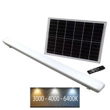 Éclairage solaire industriel avec détecteur à intensité variable LED/25W/230V 3000K/4000K/6400K IP65 + télécommande