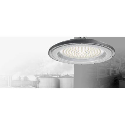 Eclairage technique industriel HIGHBAY LED/200W/230V 4500K IP65 gris