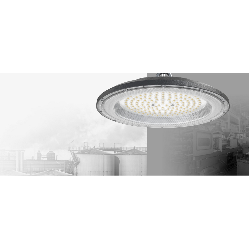 Eclairage technique industriel HIGHBAY LED/200W/230V 4500K IP65 gris