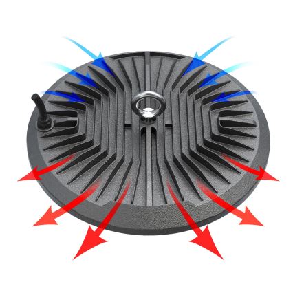 Eclairage technique industriel HIGHBAY LED/200W/230V 4500K IP65 gris