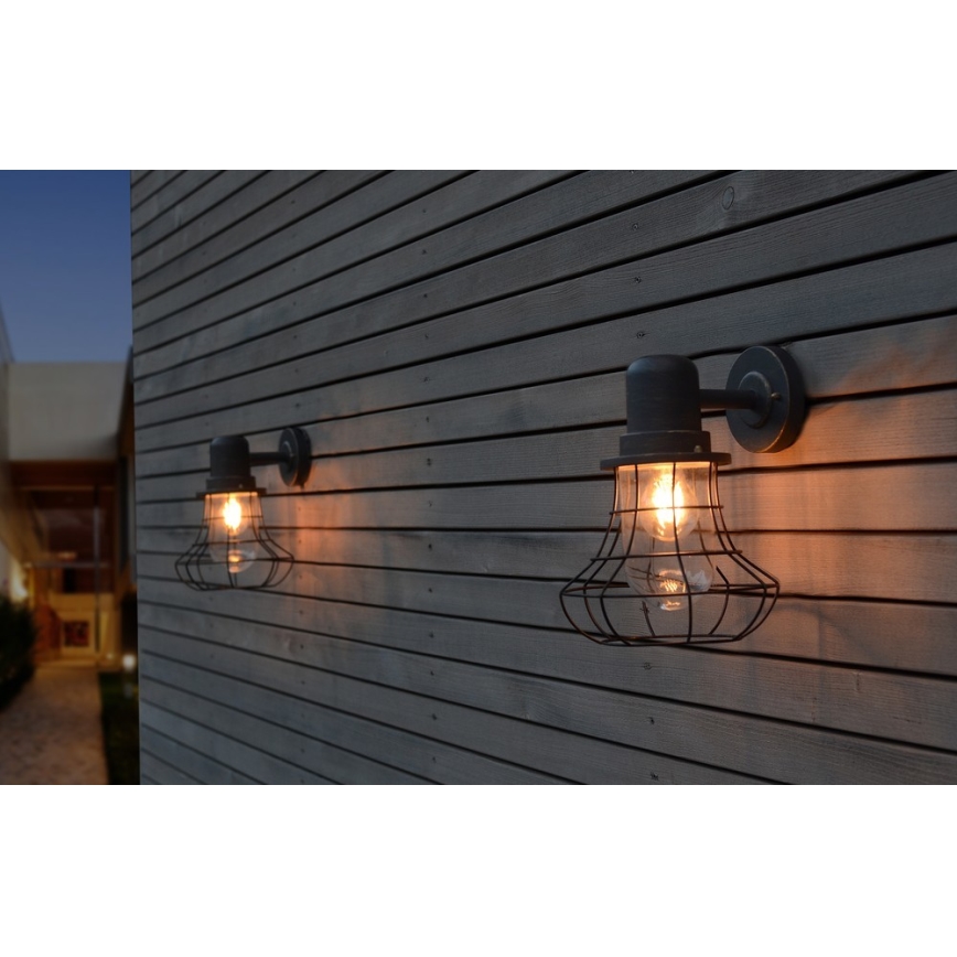 Eco-Lamp - Wandlamp voor buiten BIRD 1xE27/60W/230V IP44
