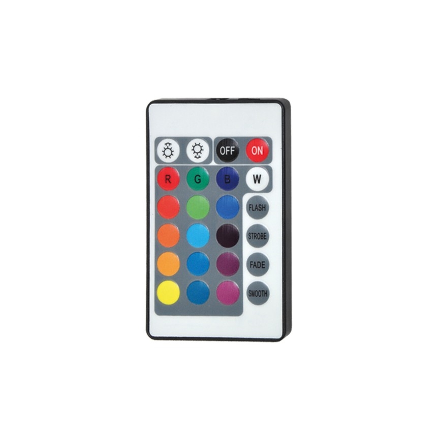 LED RGB strip 5 m LED/72W/230V + afstandsbediening