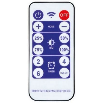 Ruban solaire LED 3,7V 2400 mAh 5 m IP65