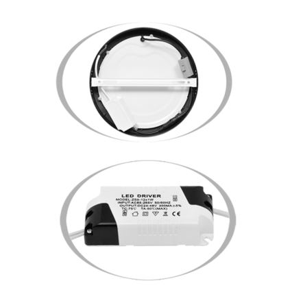 LED Plafondlamp LADA LED/18W/230V 3000/4000/6000K diameter 22 cm wit