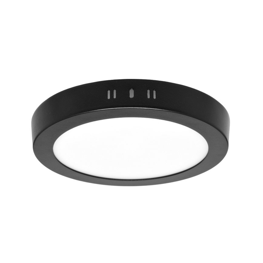 Plafonnier LADA LED/18W/230V 3000/4000/6000K d. 22 cm noir