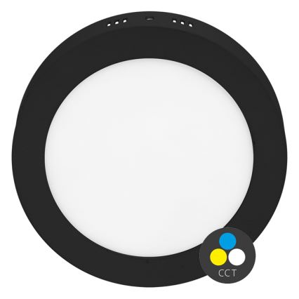 LED Plafondlamp LADA LED/25W/230V 3000/4000/6000K diameter 30 cm zwart
