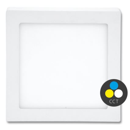 Plafonnier RAFA LED/18W/230V 3000/4000/6000K 22x22 cm blanc