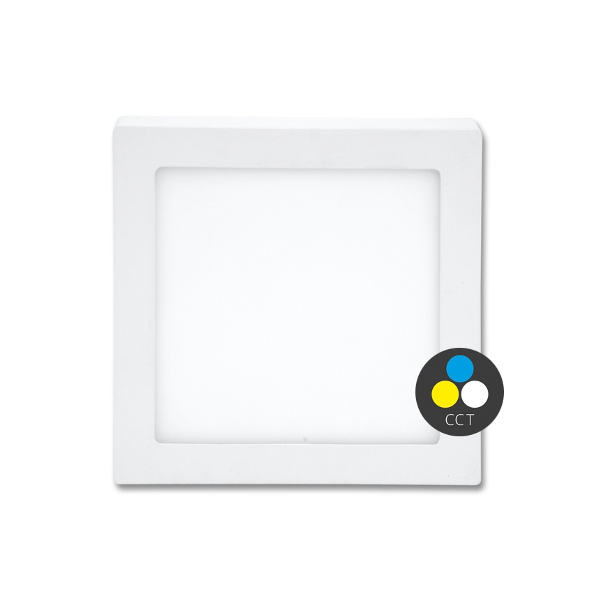 Plafonnier RAFA LED/18W/230V 3000/4000/6000K 22x22 cm blanc