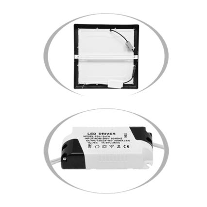 Plafonnier RAFA LED/18W/230V 3000/4000/6000K 22x22 cm blanc