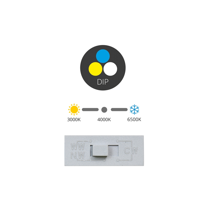 LED inbouwspot TINA LED/36W/230V 3000/4000/6500K Ø 22 cm wit