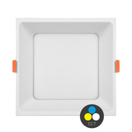 LED Inbouwlamp TONY LED/24W/230V 3000/4000/6500K 17x17 cm wit