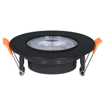 Dimbare LED hangende plafond verlichting ZITA LED/3/5/7W/230V 3000/4000/6000K diameter 9 cm zwart